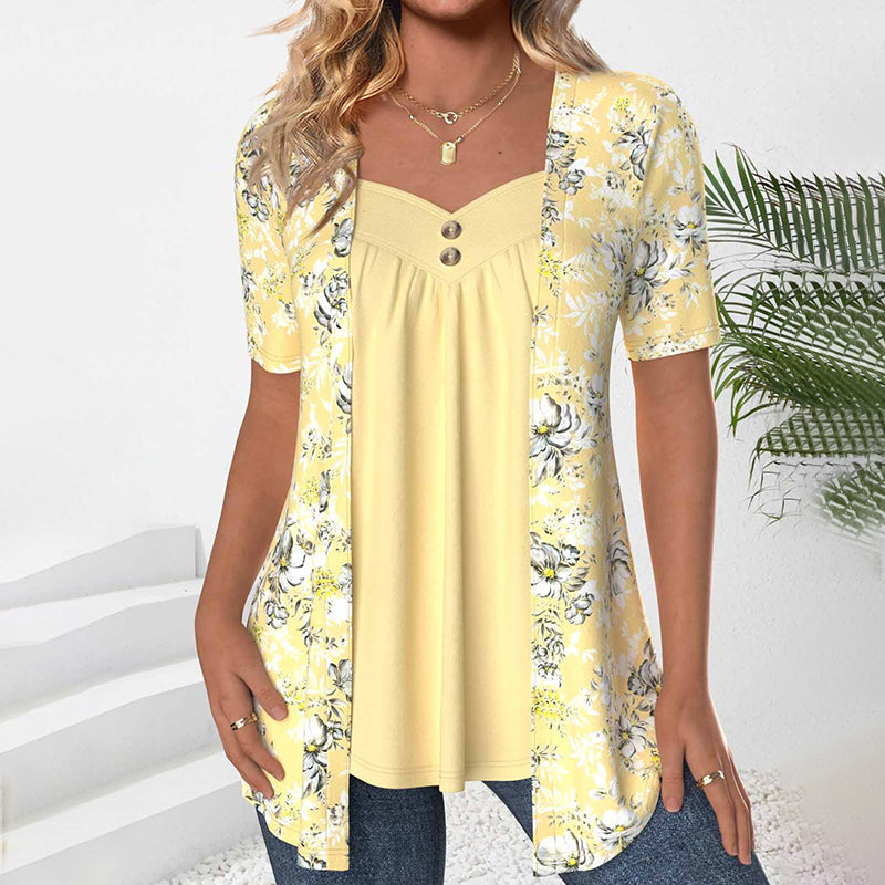Blouse met Bloemenpatroon