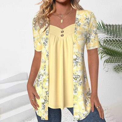 Blouse met Bloemenpatroon