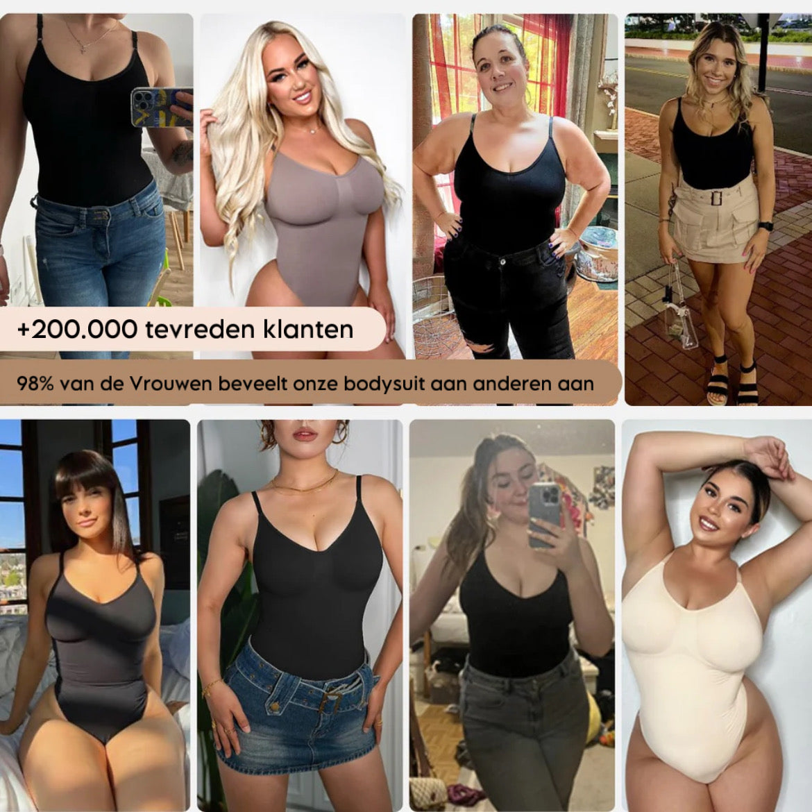 Bodysuit - shapewear met slip